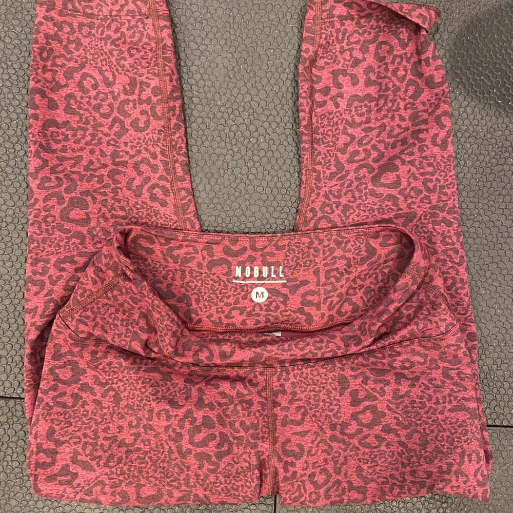 NoBull High Rise Crop Plush Heather